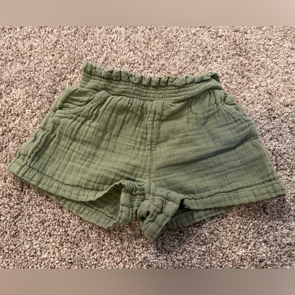Old Navy Kids Green Gauze Shorts